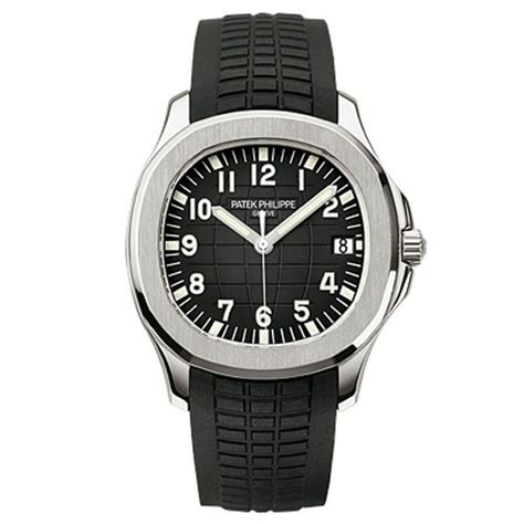 patek philippe black rubber|Patek Philippe aqua naut.